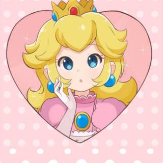 Princess Peach phone wallpaper