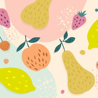 Summer berries wallpaper