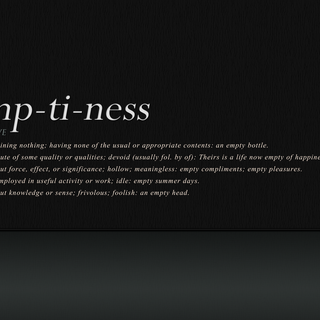 Nothingness wallpaper