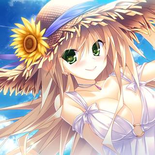 Cute anime summer wallpaper