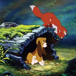 Toby The Fox and The Hound wallpaper