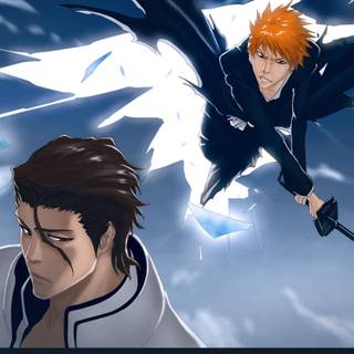Ichigo vs Ulquiorra wallpaper