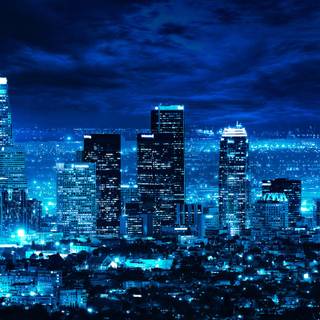 Skyline night wallpaper