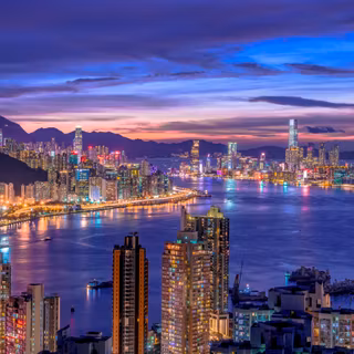 Skyline night wallpaper