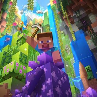 Minecraft magic wallpaper