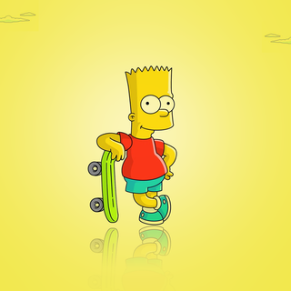 Drippy Simpson computer wallpaper