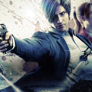 Leon Resident Evil Android wallpaper