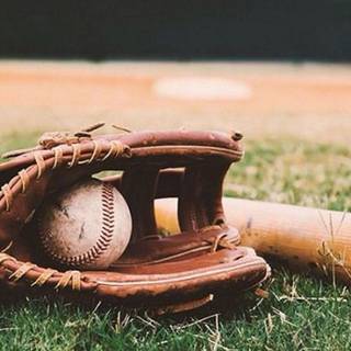 Baseball glove wallpaper