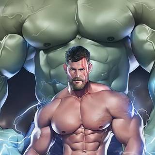 Hulk body wallpaper