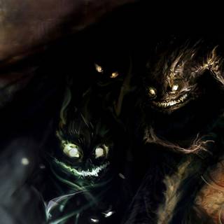 Demon cats wallpaper