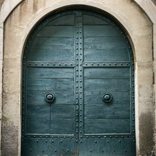 Closed door wallpaper