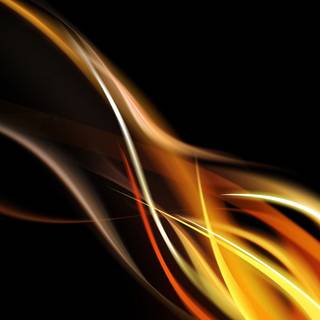 Black and orange Android wallpaper