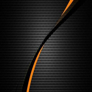 Black and orange Android wallpaper