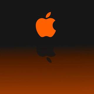 Black and orange iPhone wallpaper