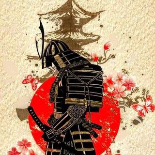 Shogun Samurai iPhone wallpaper