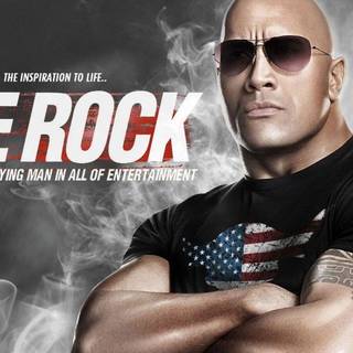The Rock WWF wallpaper