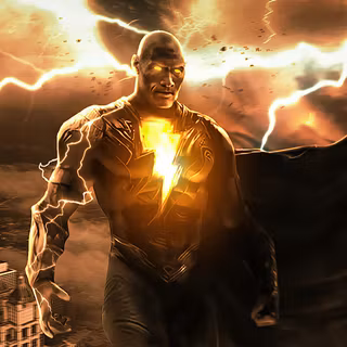 Black Adam 4K wallpaper
