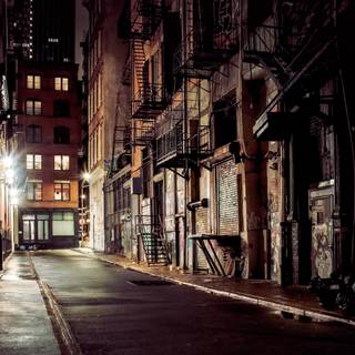 Urban night wallpaper