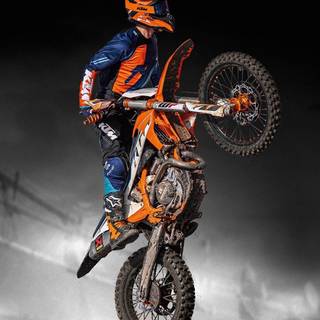 Dirt bike summer wallpaper