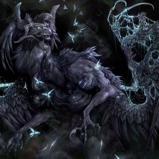 Hell dragon wallpaper