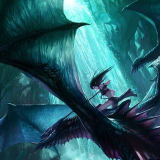 Hell dragon wallpaper