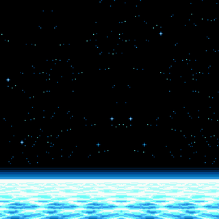 Pixel night wallpaper