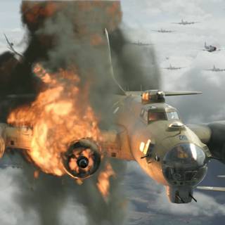 Red tails planes wallpaper