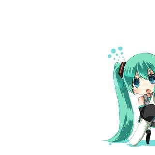 Hatsune Miku Chibi wallpaper