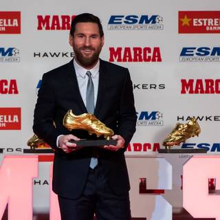 Messi golden boot wallpaper