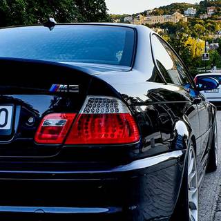 BMW E46 Coupe iPhone wallpaper