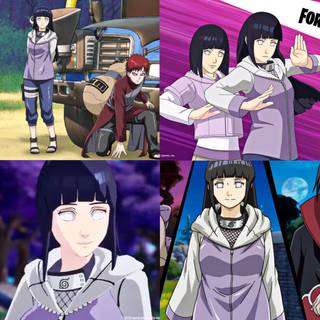 Hinata Hyuga Fortnite wallpaper