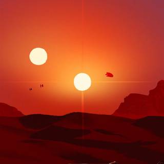 Luke Skywalker Tatooine wallpaper