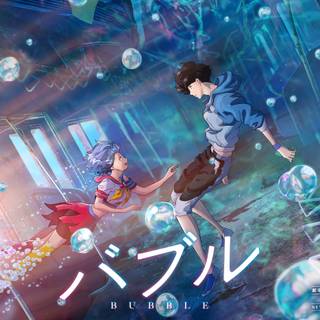 Anime bubble wallpaper