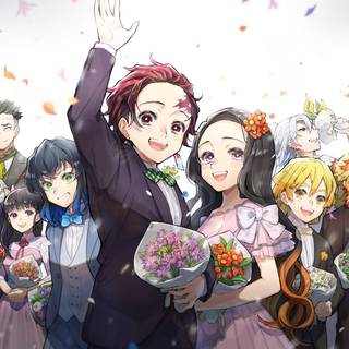 Demon Slayer banner wallpaper