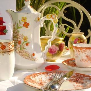 Tea summer wallpaper