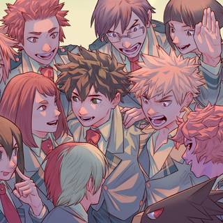 My Hero Academia fan art wallpaper