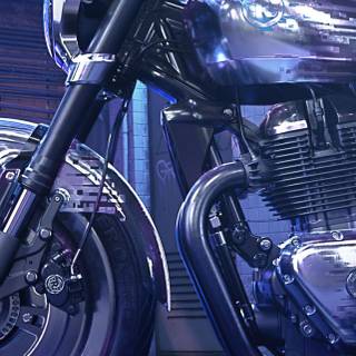 iPhone 12 Royal Enfield 4k wallpaper