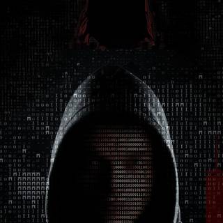 Black robot wallpaper