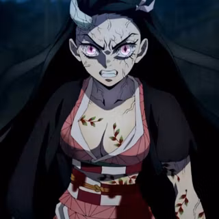 Nezuko vs Daki wallpaper