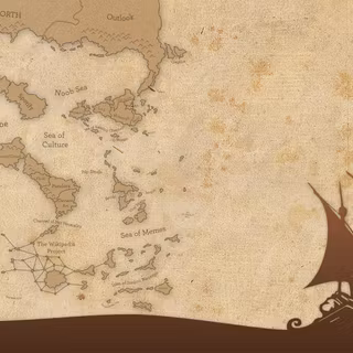 Pirates map wallpaper