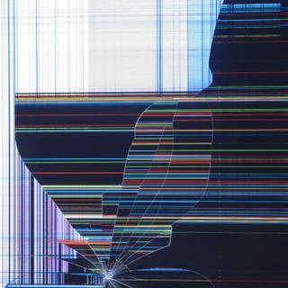 Broken screen iPhone wallpaper