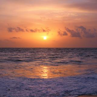 Summer sunset beach wallpaper