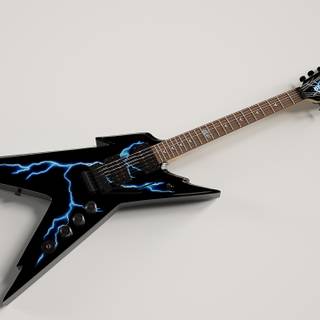 Lightning guitar wallpaper
