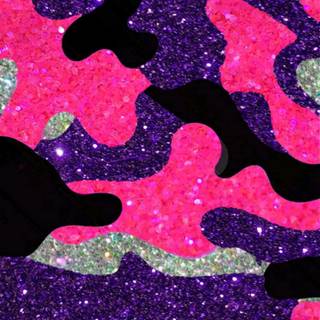 Purple camouflage wallpaper