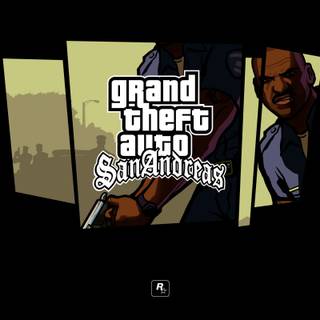GTA San Andreas logo wallpaper