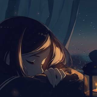 Anime sad desktop wallpaper
