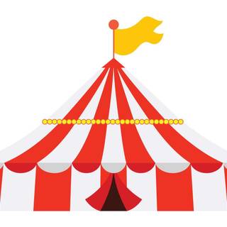 Circus tent wallpaper