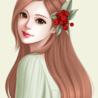 Beauty cartoon girl wallpaper