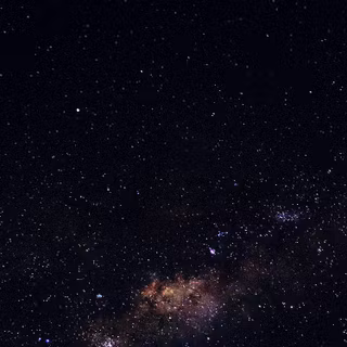 Black space iPhone wallpaper
