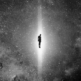 Black space iPhone wallpaper